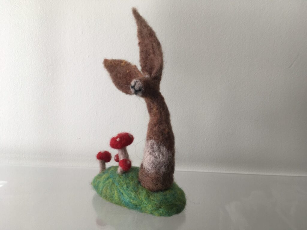 Hare and toadstalls